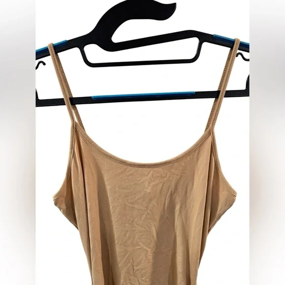 Fashion Nova Camel Spaghetti Strap Dress - Picture 2 of 6